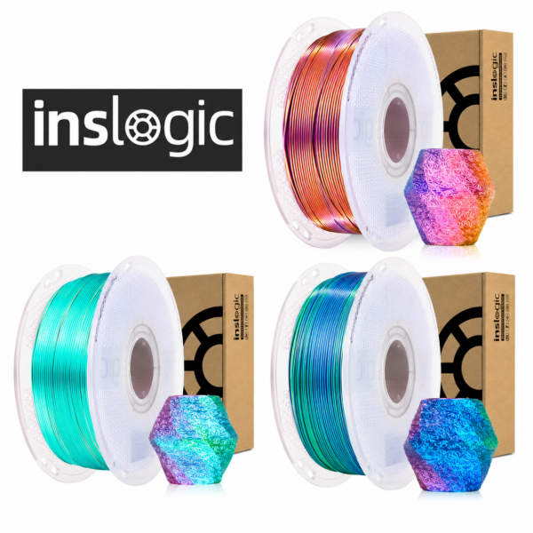 Silk Tri Color PLA Inslogic 1KG