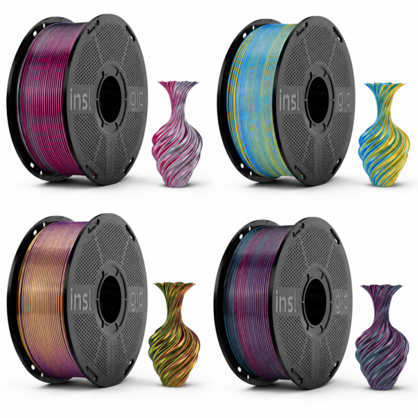 Silk Four Color PLA Inslogic 1KG